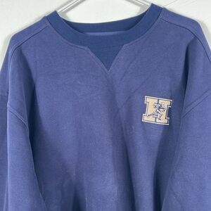 🏈 Vintage REEBOK HEISMAN Trophy College Football Embroidered CREWNECK Sweatshir